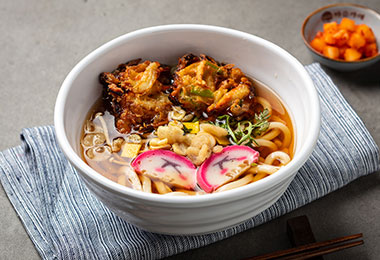 야채튀김우동